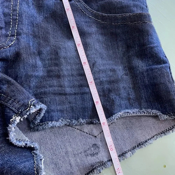 Bongo Jean shorts Juniors size 9 Frayed hem Retro - Picture 7 of 8